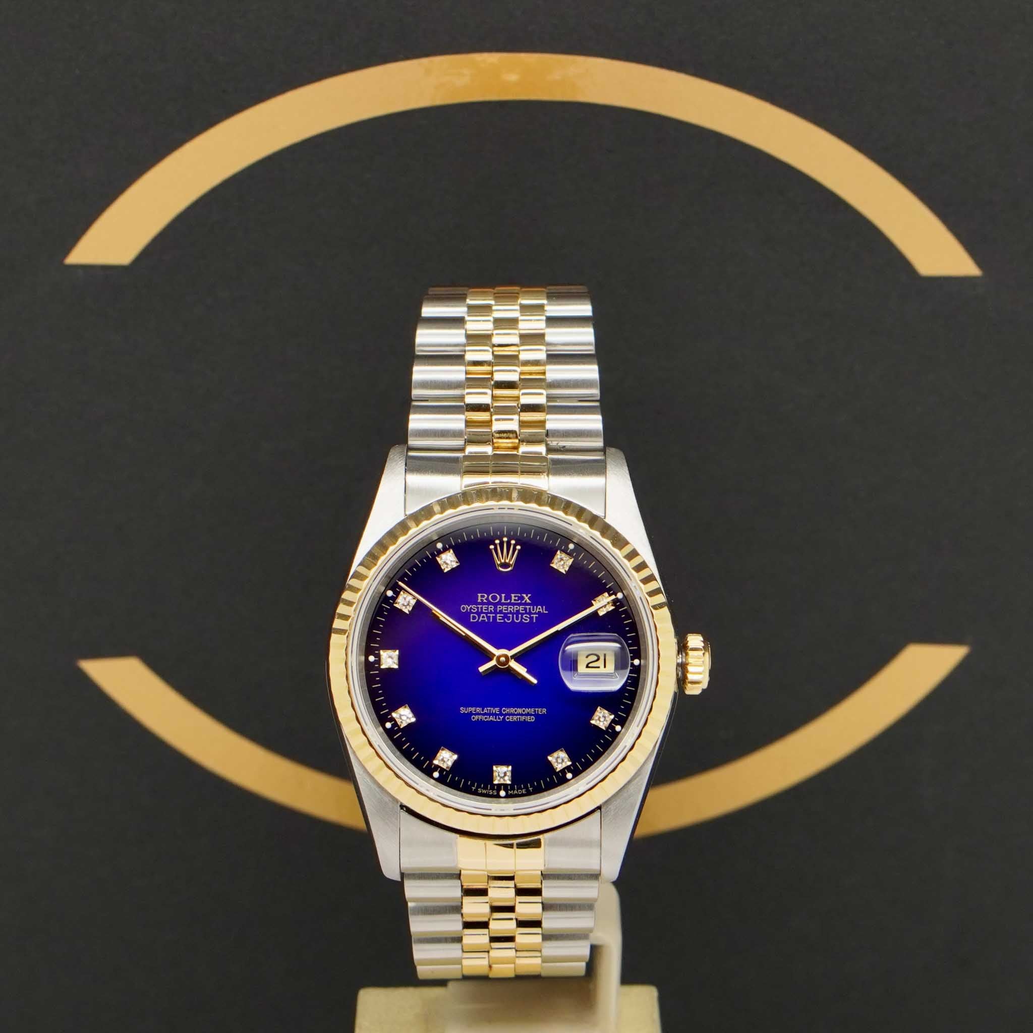 Rolex Datejust 36 S/G Dia - 16233 - 1993 - Rolex Box