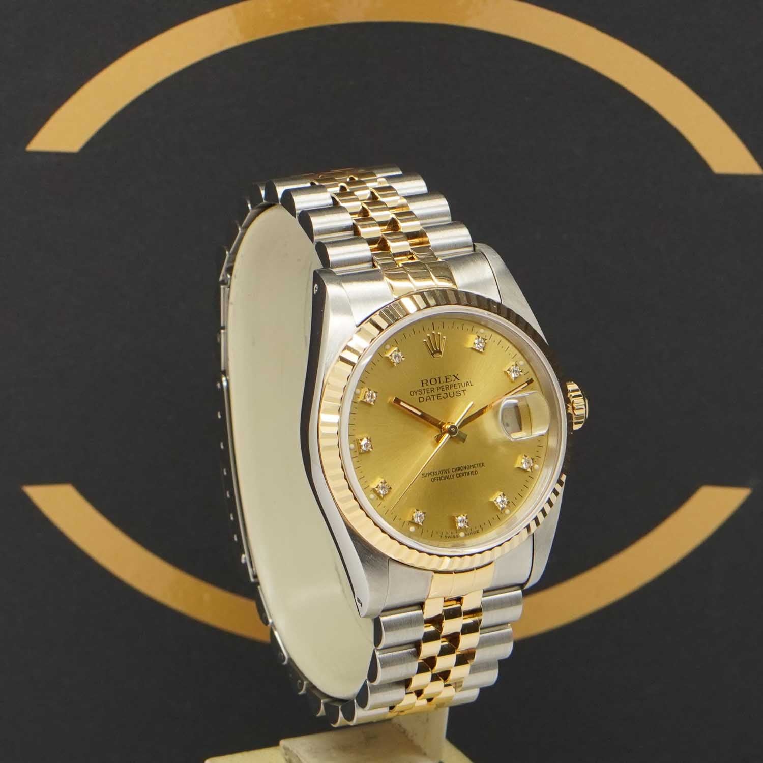 Rolex Datejust 36 S/G - 16233 - 1992 - Rolex Box & Swiss Papiere