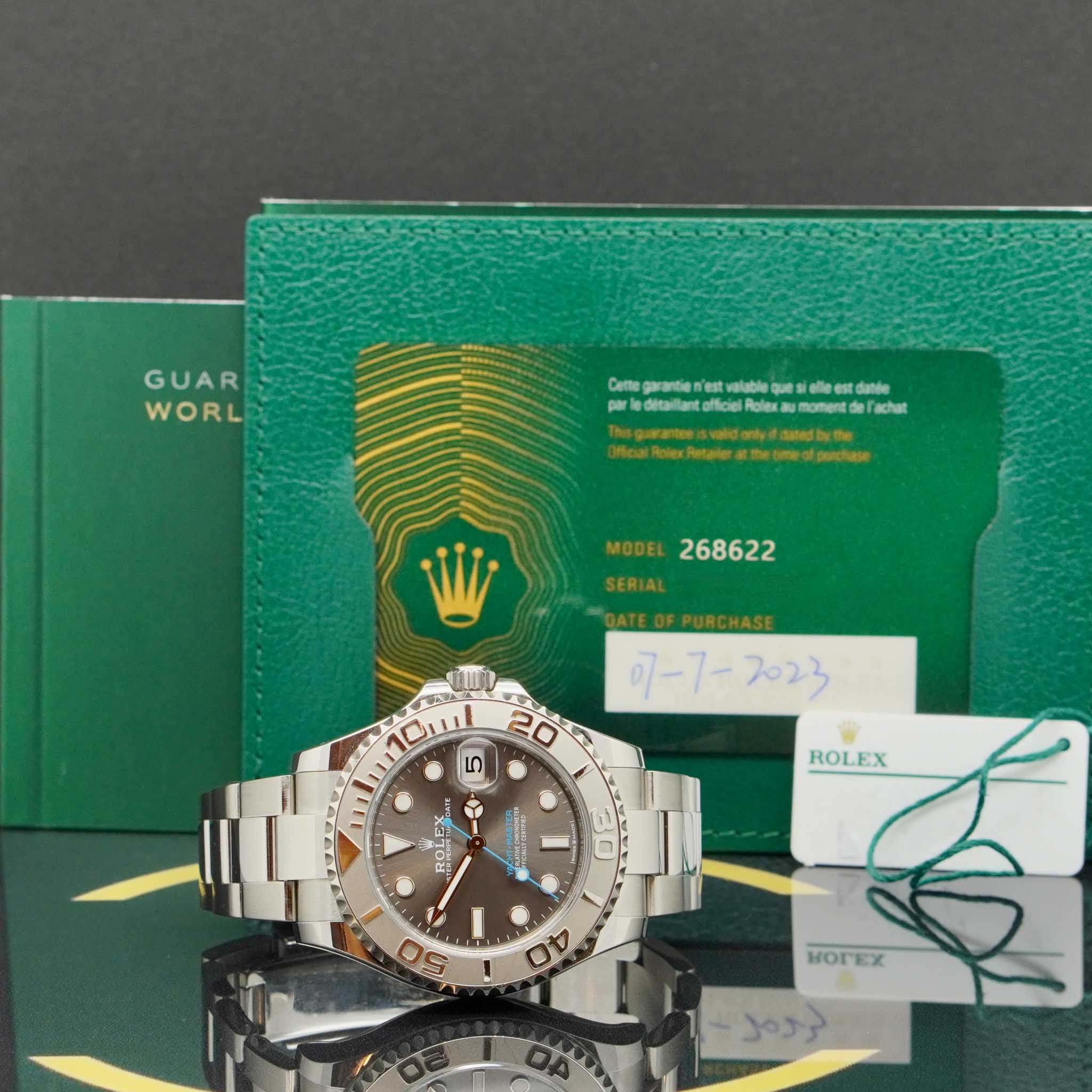 Rolex Yacht-Master 37 - Ref: 268622 - aus 2023 - FULLSET