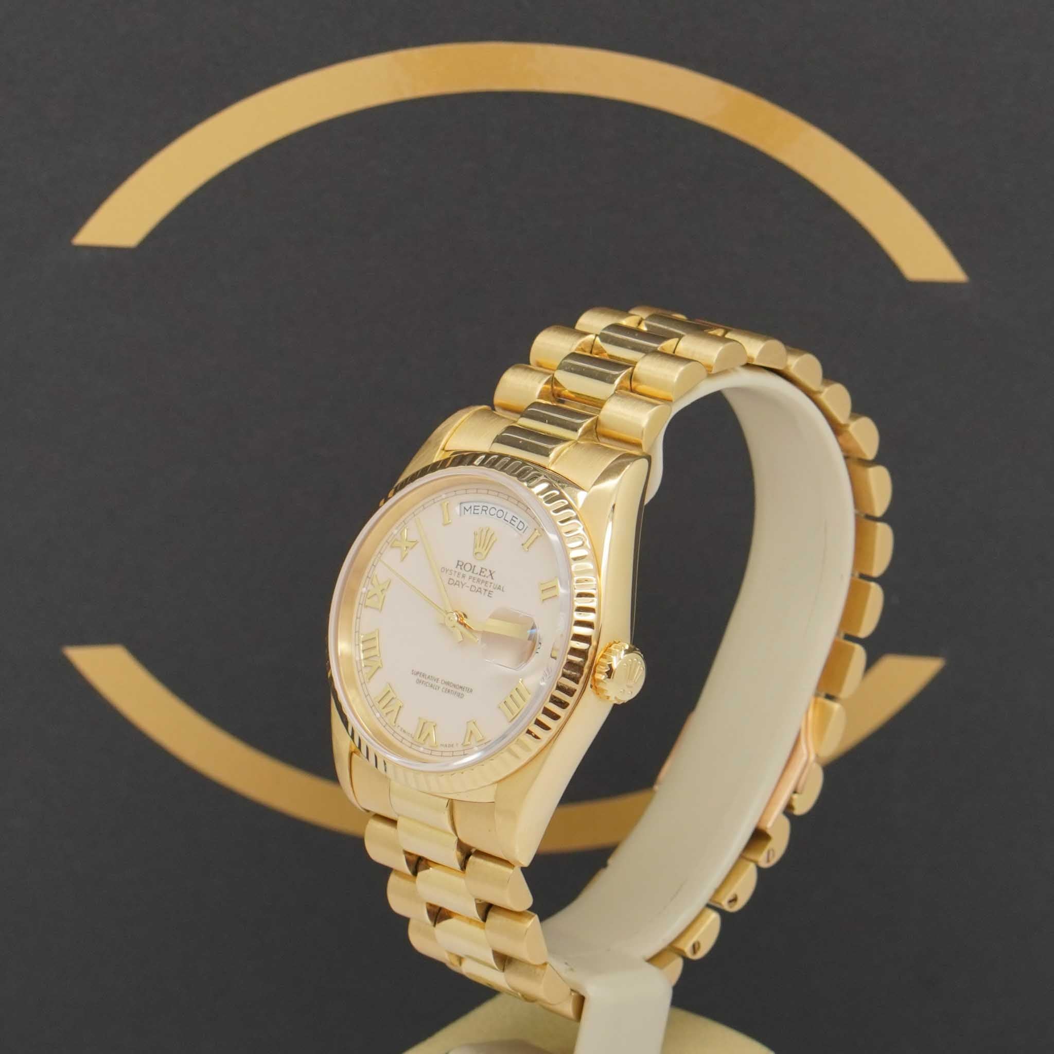 Rolex Day-Date 36 Ref: 18238 - aus 1992 - FULLSET - Swiss Papers