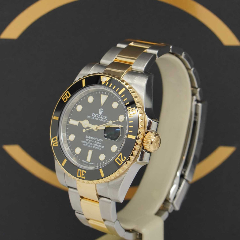 Rolex Submariner Date 40 S/G - 116613LN - 2014 - Rolex Box & Karte