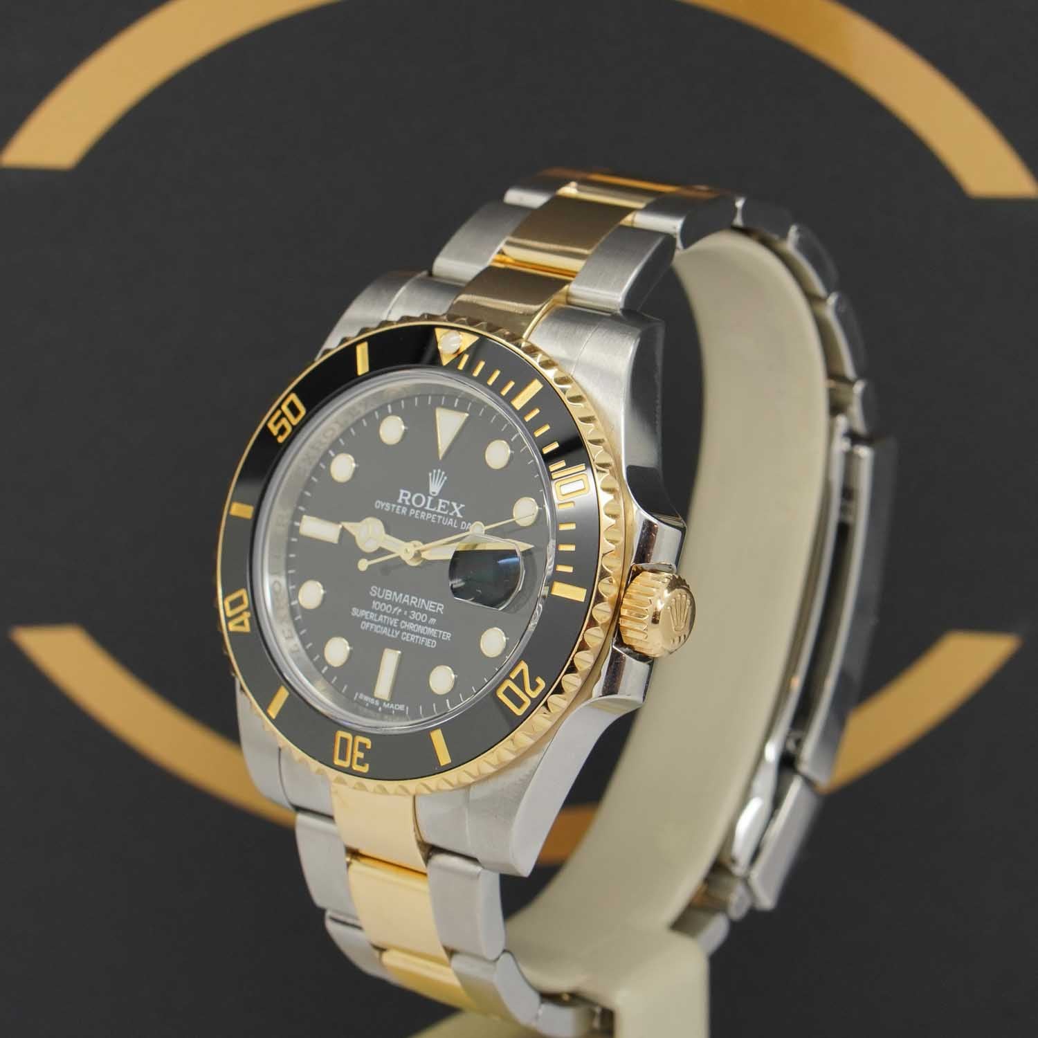 Rolex Submariner Date 40 S/G - 116613LN - 2014 - Rolex Box & Karte