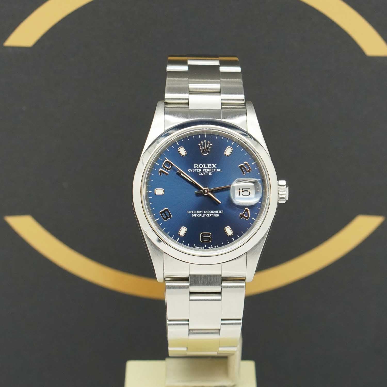Rolex Oyster Perpetual Date 34 - 15200 - 2001 - Rolex Box