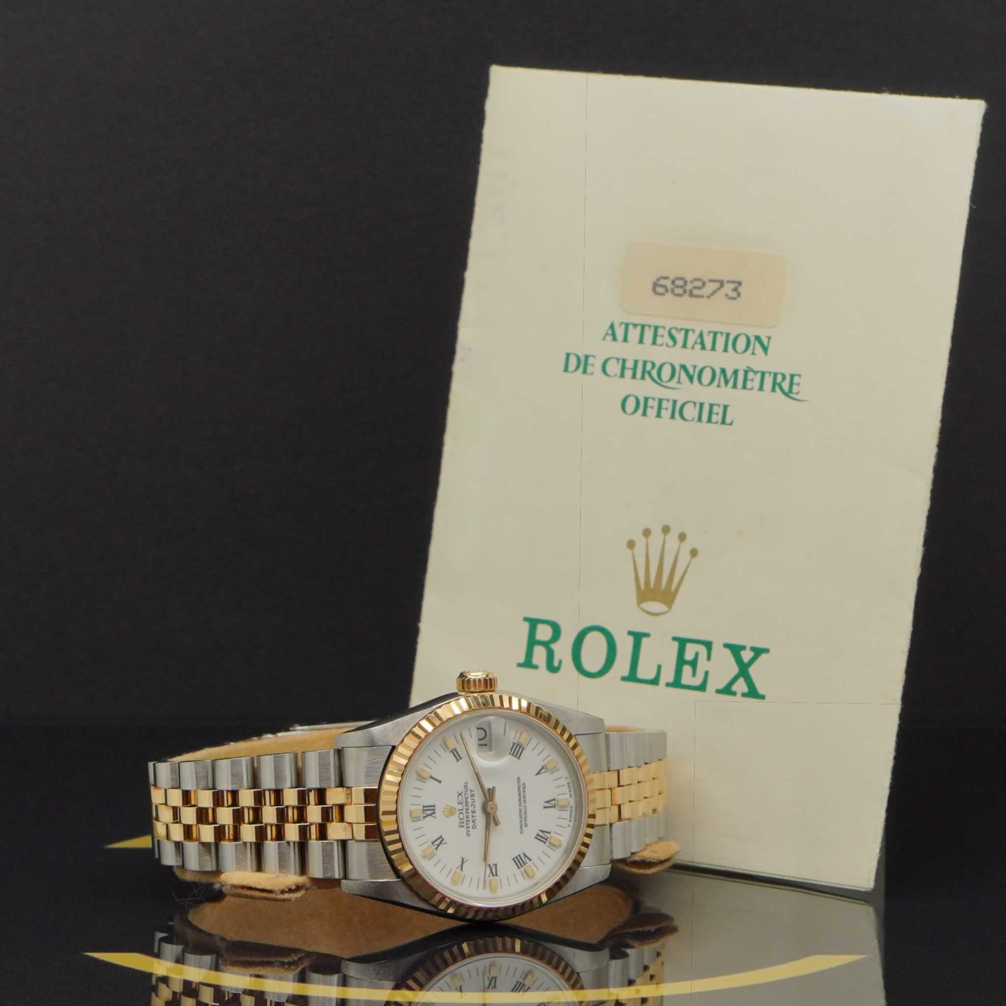 Rolex Datejust 31 - Ref: 68273 - aus 1988 - Rolex Box & Papiere
