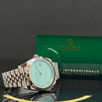 Rolex Datejust 41 Tiffany Arabic - 126334 - aus 2024 - Fullset