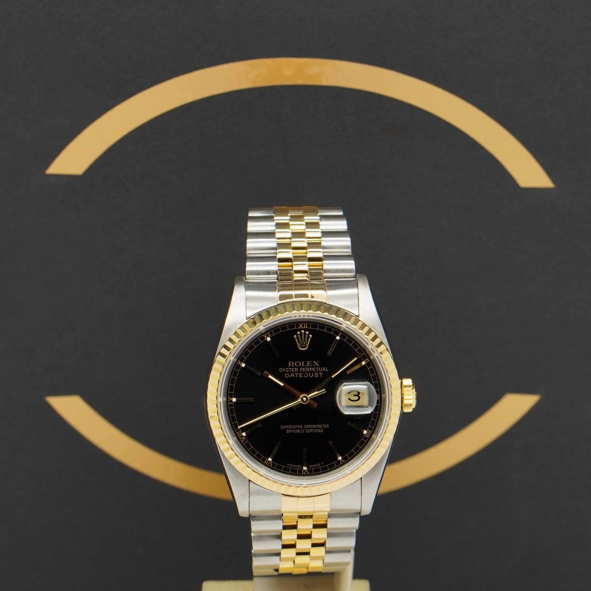 Rolex Datejust S/G - Ref: 16233 - aus 1995 - FULLSET