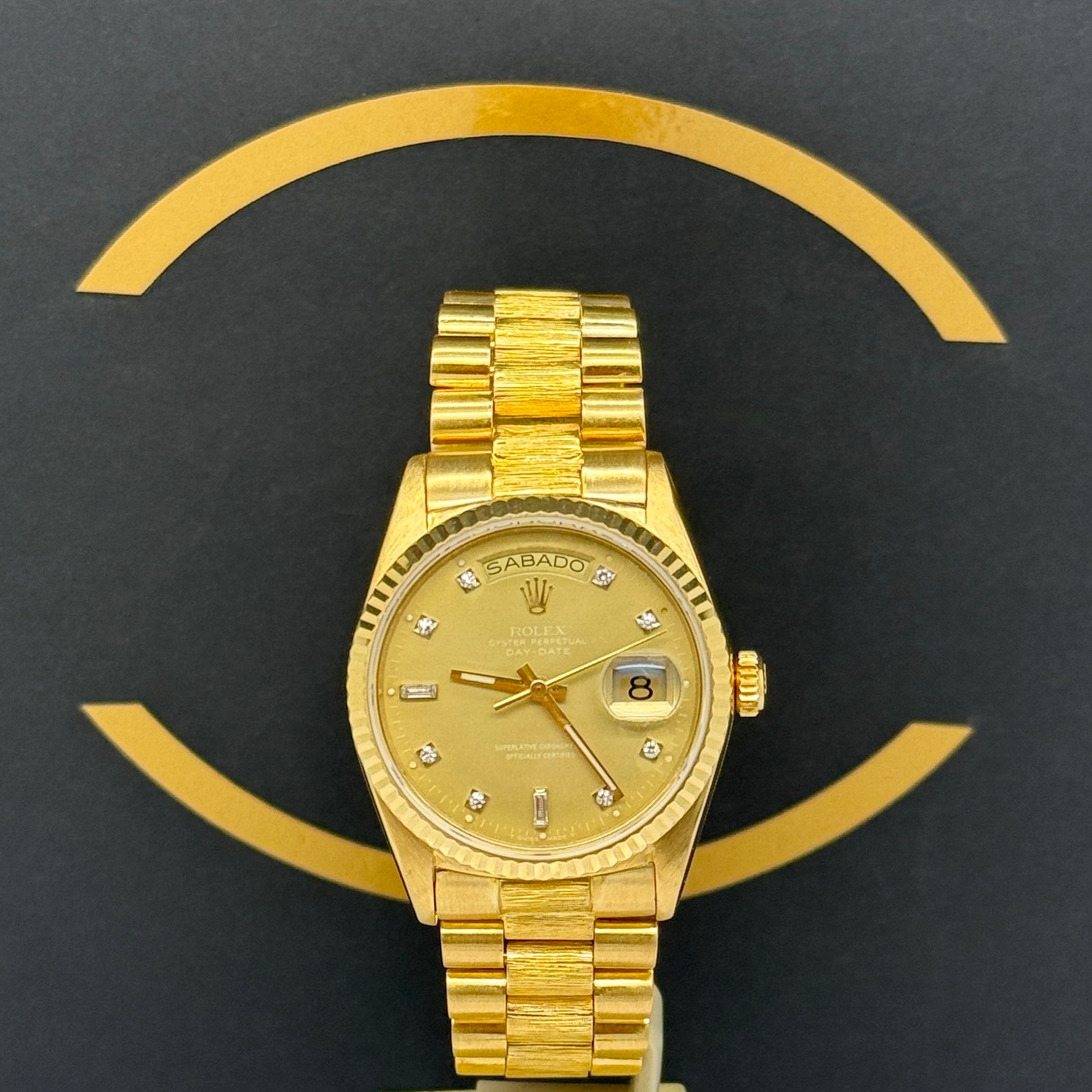 Rolex Day Date 36 Dia - Ref: 18038 - aus 1987 - Rolex Box