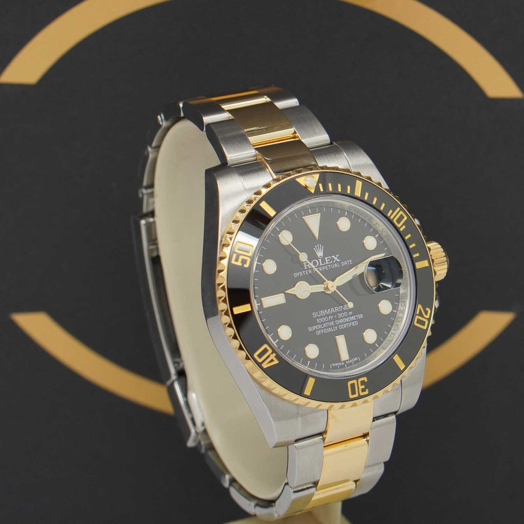 Rolex Submariner Date 40 S/G - 116613LN - 2014 - Rolex Box & Karte