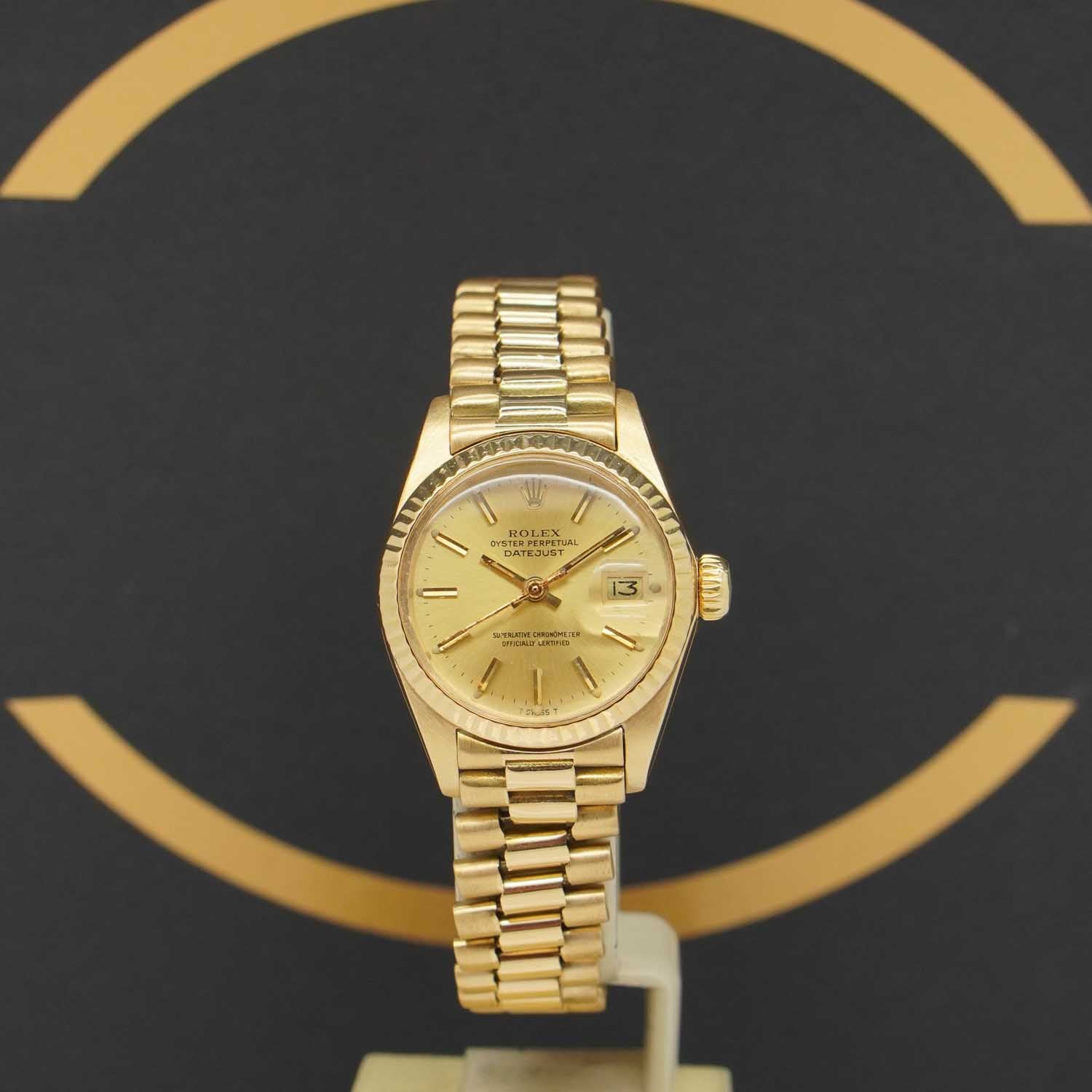 Rolex Lady-Datejust 26 - 6917 - 1973 - Box & EU Papiere