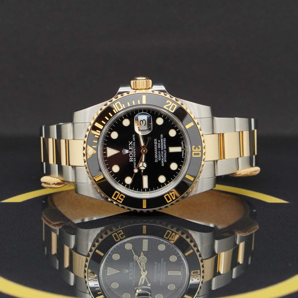 Rolex Submariner Date 40 S/G - 116613LN - 2014 - Rolex Box & Karte