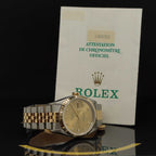 Rolex Datejust 36 S/G - 16233 - 1993 - Rolex Box & Papiere