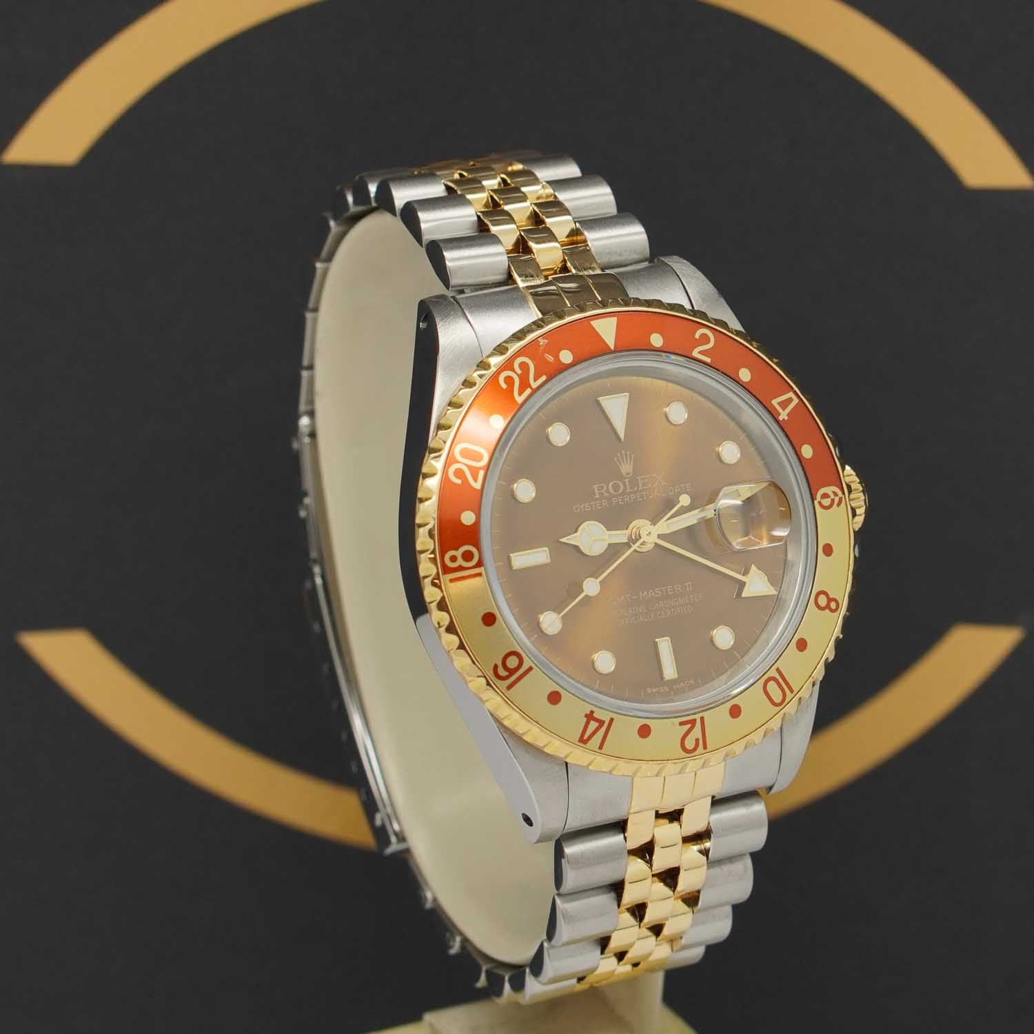 Rolex GMT-Master II 40 S/G "Tigerauge" - 16713 - 1998 - LC100 Fullset