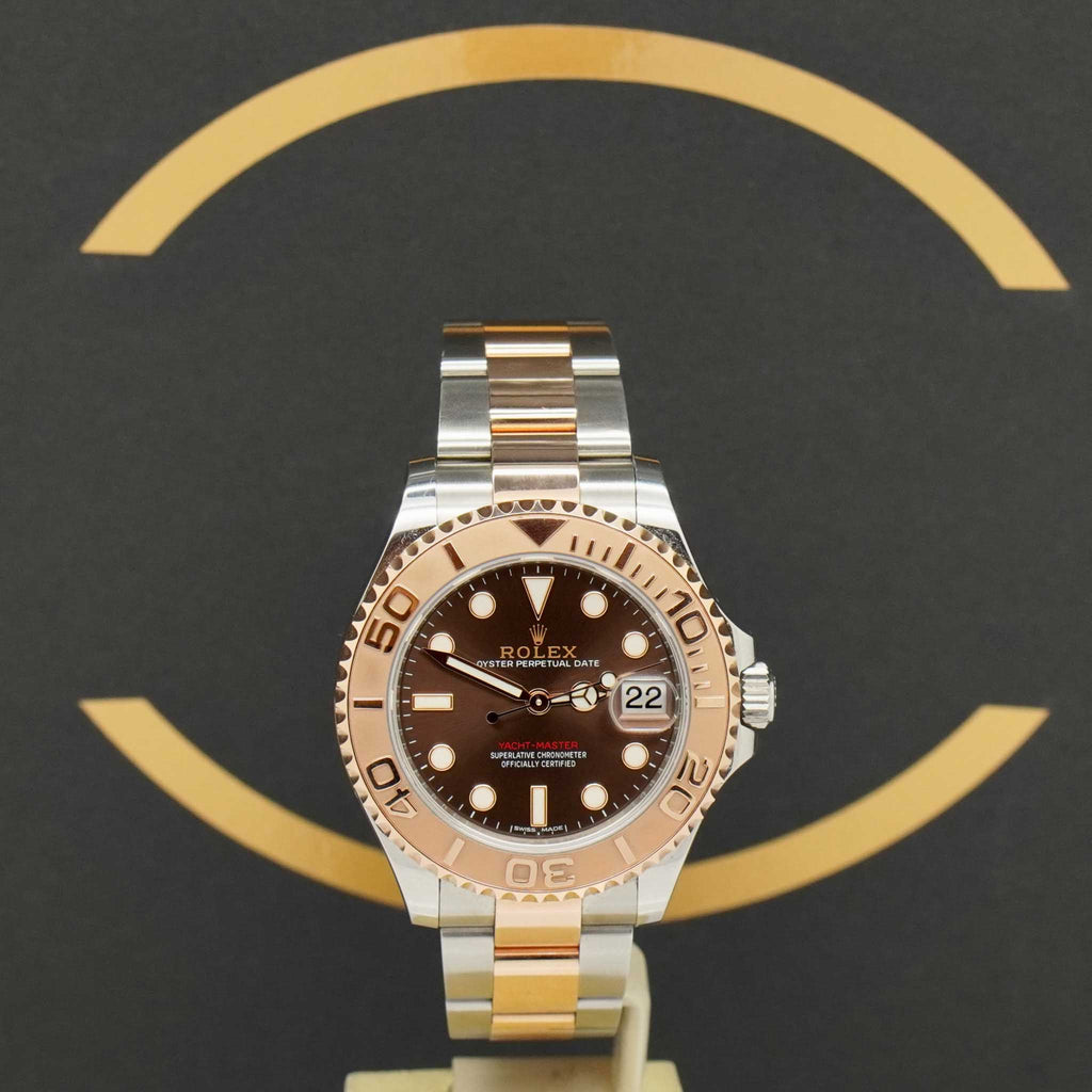 Rolex Yachtmaster Rosé 37 - Ref: 268621 - aus 2017 - LC 100 FULLSET