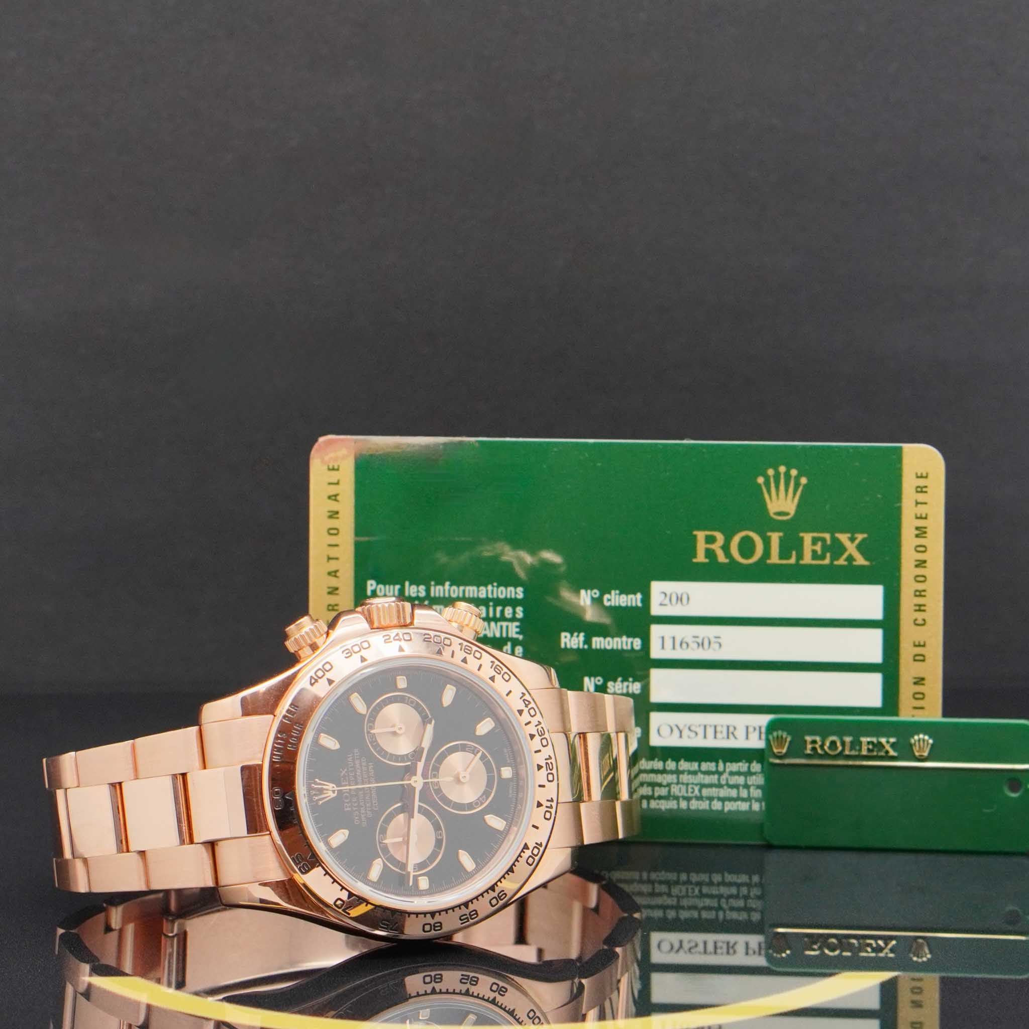 Rolex Daytona Rosegold - 116505 - 2011 - EU FULLSET