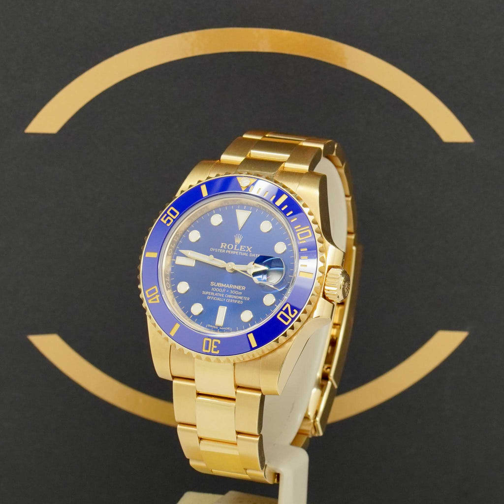 Rolex Submariner Date 40 Gold - Ref: 116618LB - aus 2020 - EU FULLSET