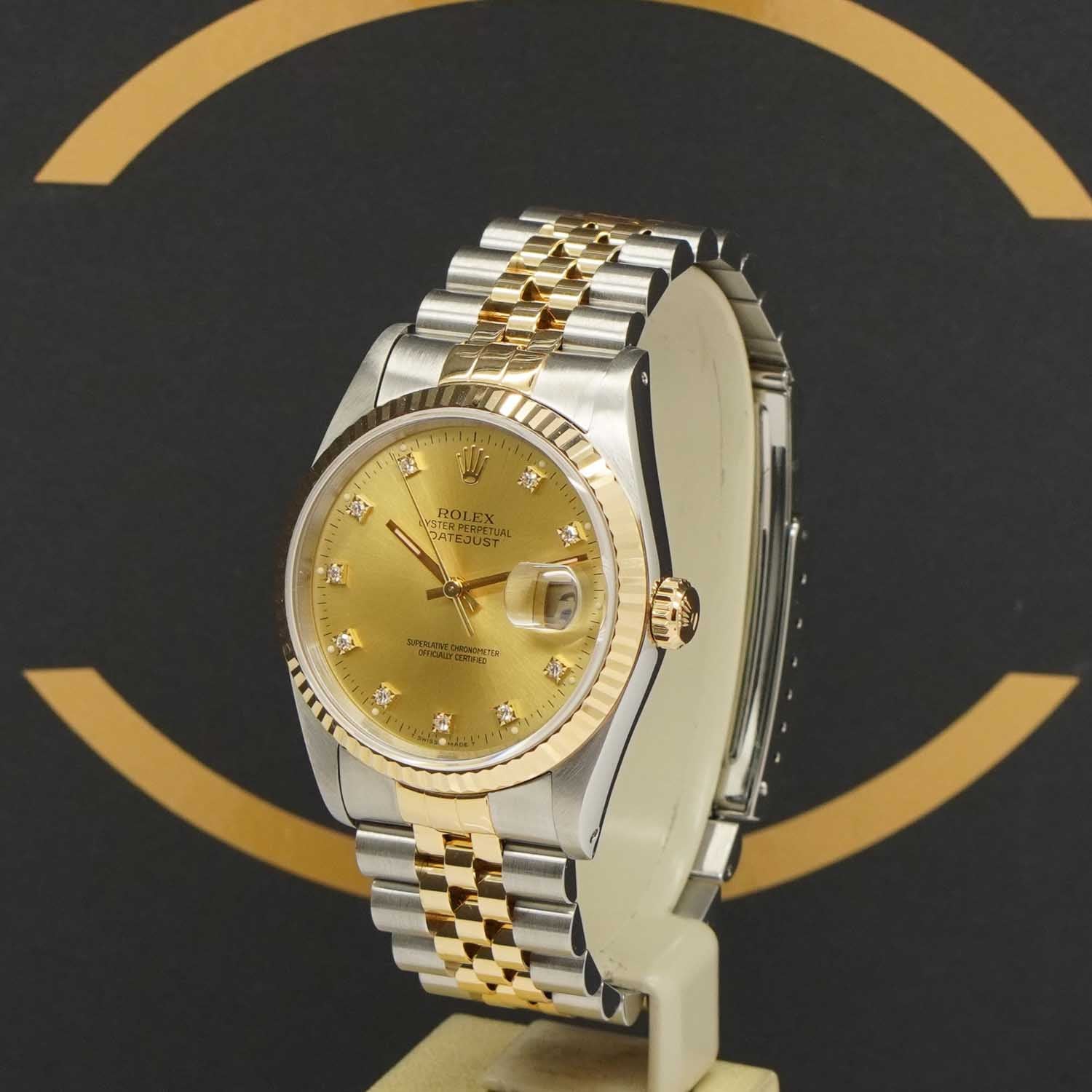 Rolex Datejust 36 S/G - 16233 - 1992 - Rolex Box & Swiss Papiere