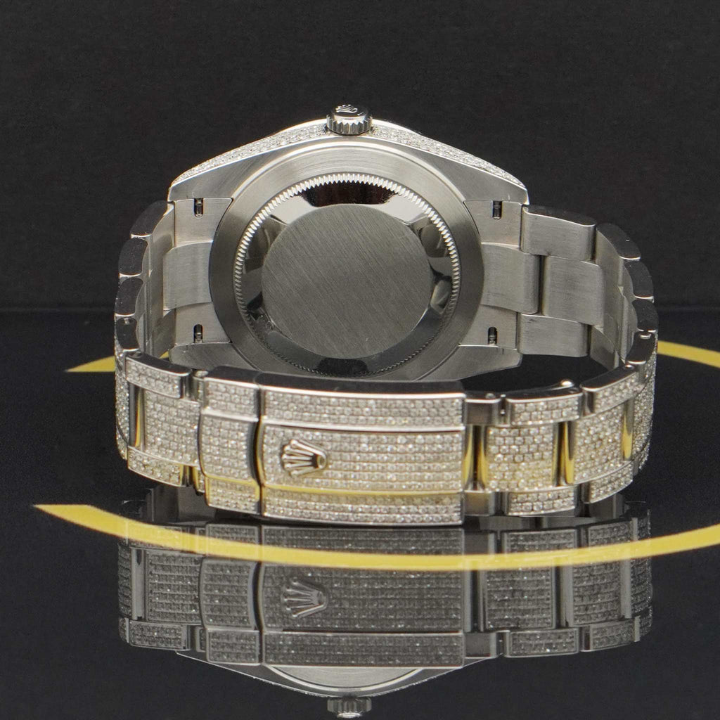 Rolex Datejust 41 Iced Out "Monopoly" - 126300 - 2021 - NEU