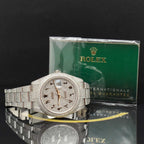 Rolex Datejust 41 Iced Out "Arabic" - 126300 - 2023 - NEU