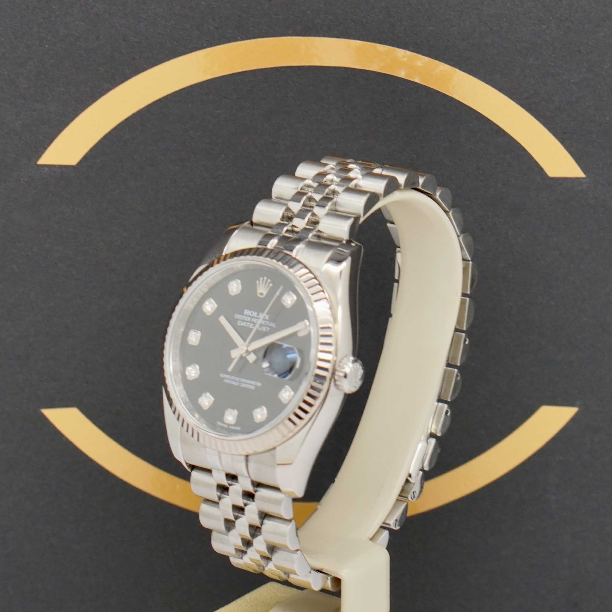 Rolex Datejust 36 Dia - 116234 - 2009 - Rolex Box & Karte