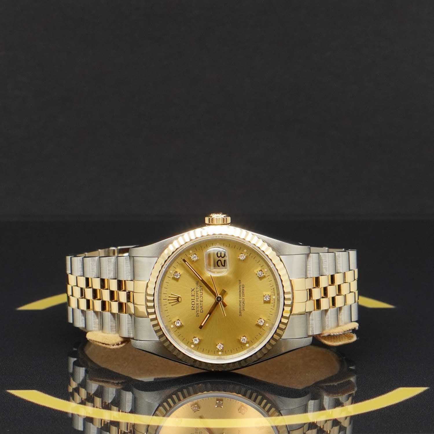 Rolex Datejust 36 S/G - 16233 - 1992 - Rolex Box & Swiss Papiere