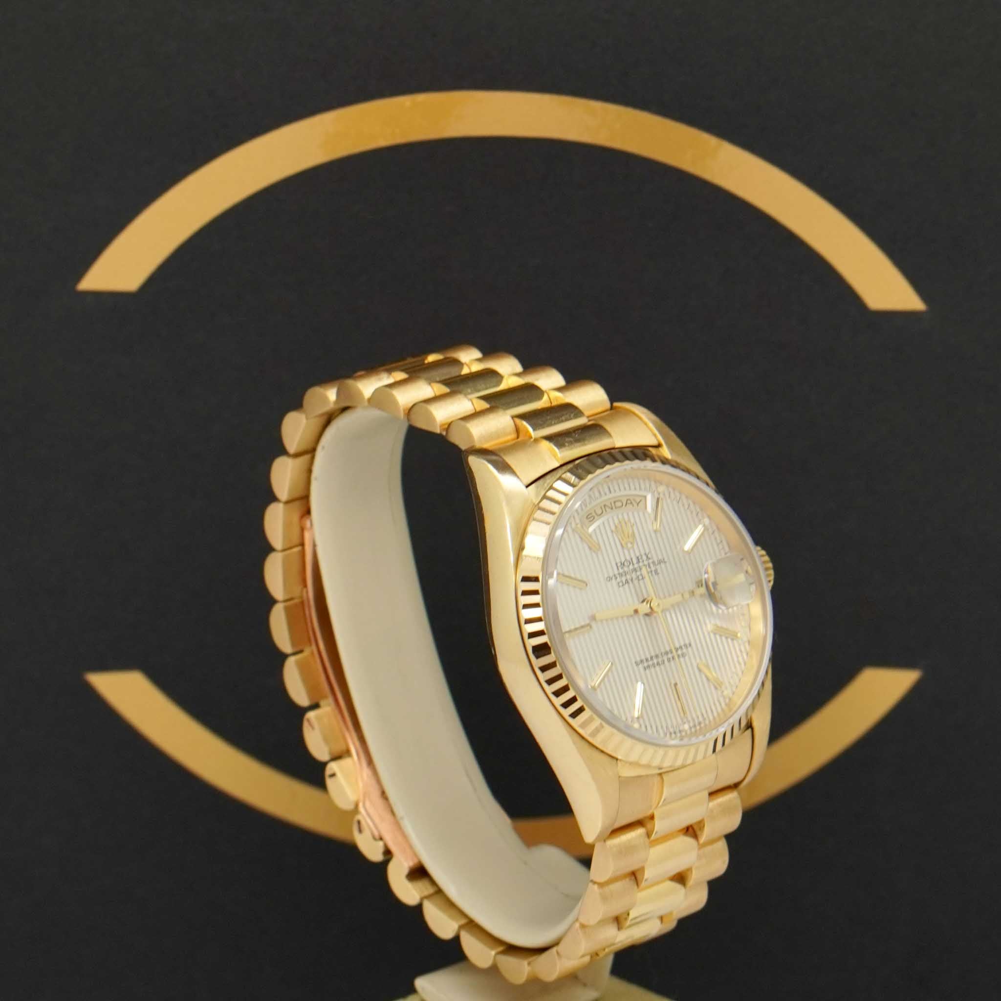 Rolex Day Date "Tapestry" - Ref: 18238 - aus 1998 - Box & Papiere