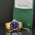 Rolex Submariner Gold - 16618 - aus 1991 - Rolex Box LC 100 EKR