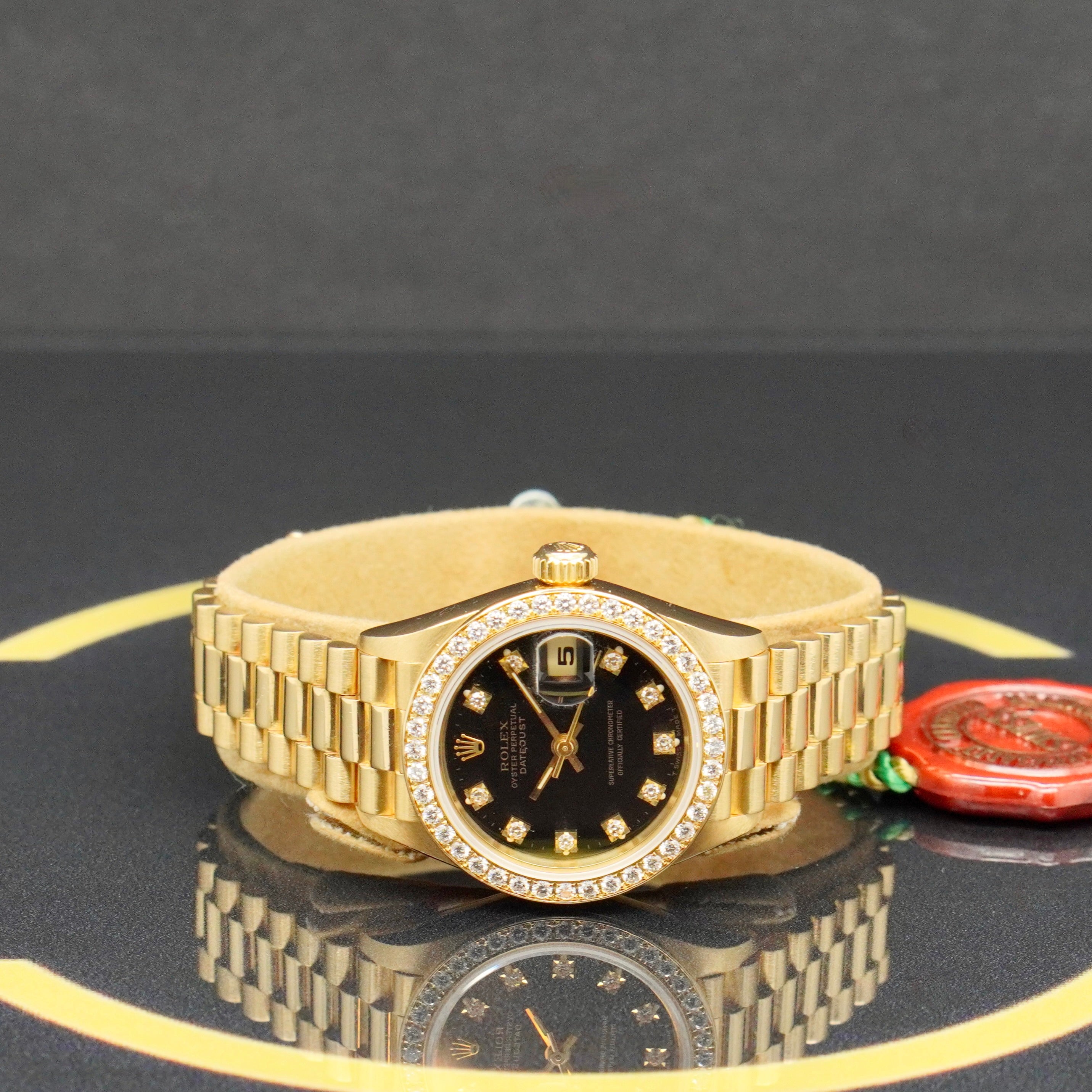 Rolex Lady Datejust Dia - Ref: 69138 - aus 99 - LC 100 FULLSET