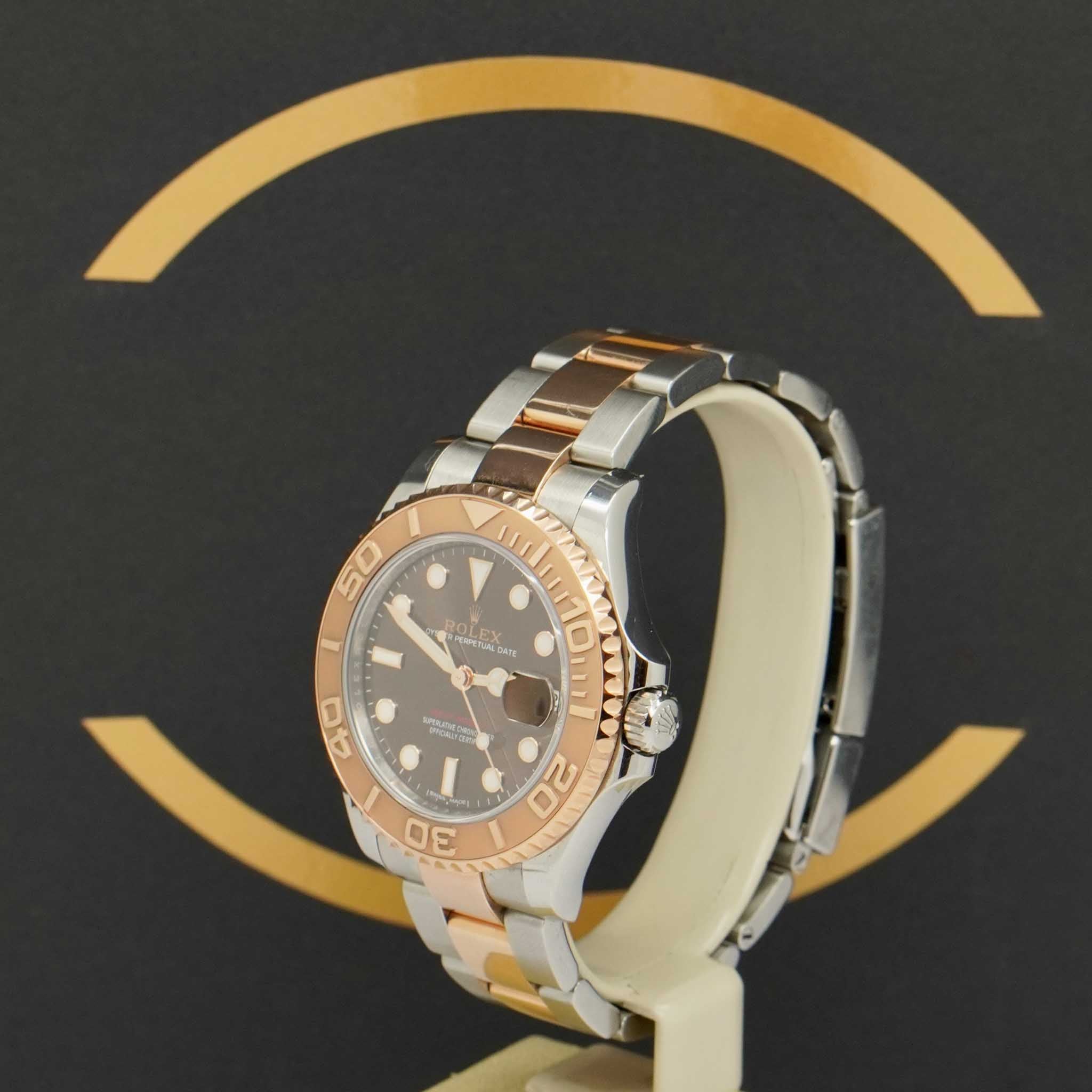Rolex Yachtmaster Rosé 37 - Ref: 268621 - aus 2017 - LC 100 FULLSET