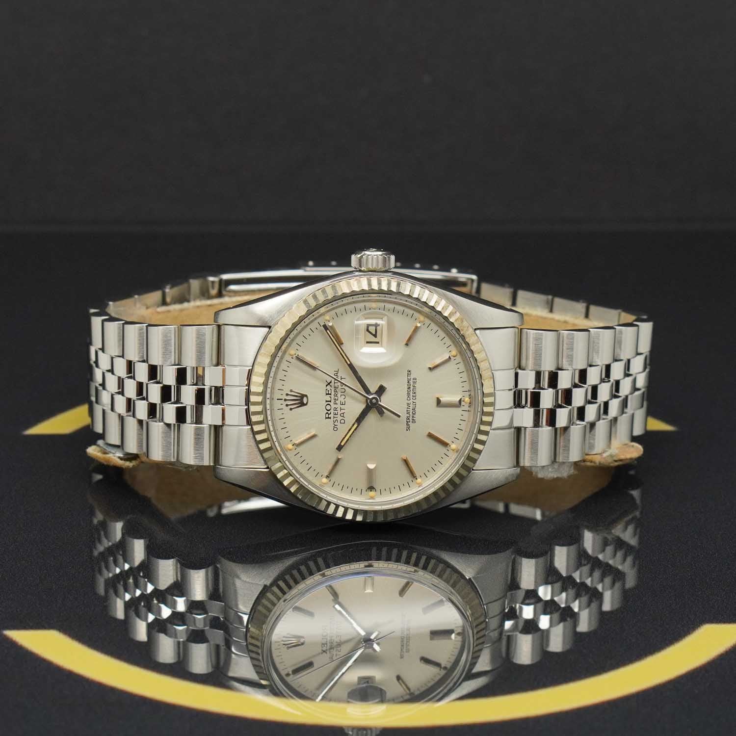 Rolex Datejust 36 - 16014 - 1981 - Rolex Box & Papiere