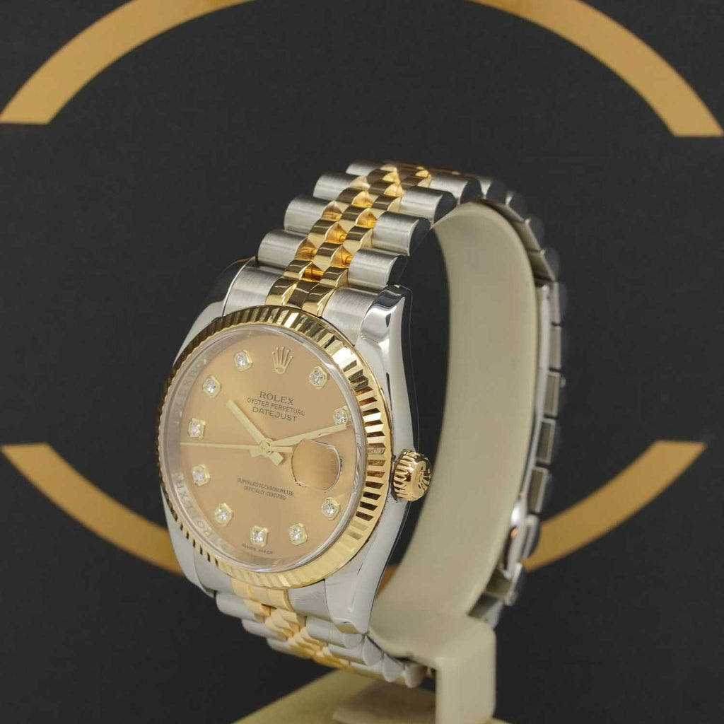 Rolex Datejust 36 S/G - 116233 - 2008 - Rolex Box & Karte