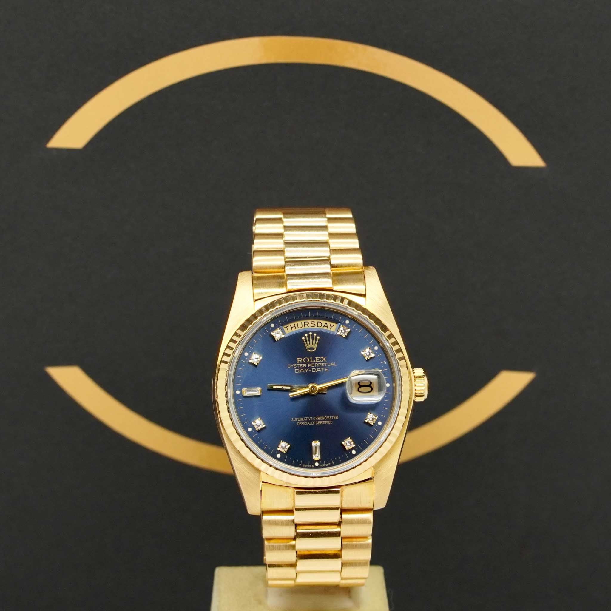 Rolex Day Date 36 - Ref: 18038 - aus 1983 - Box & Papiere - LC 100
