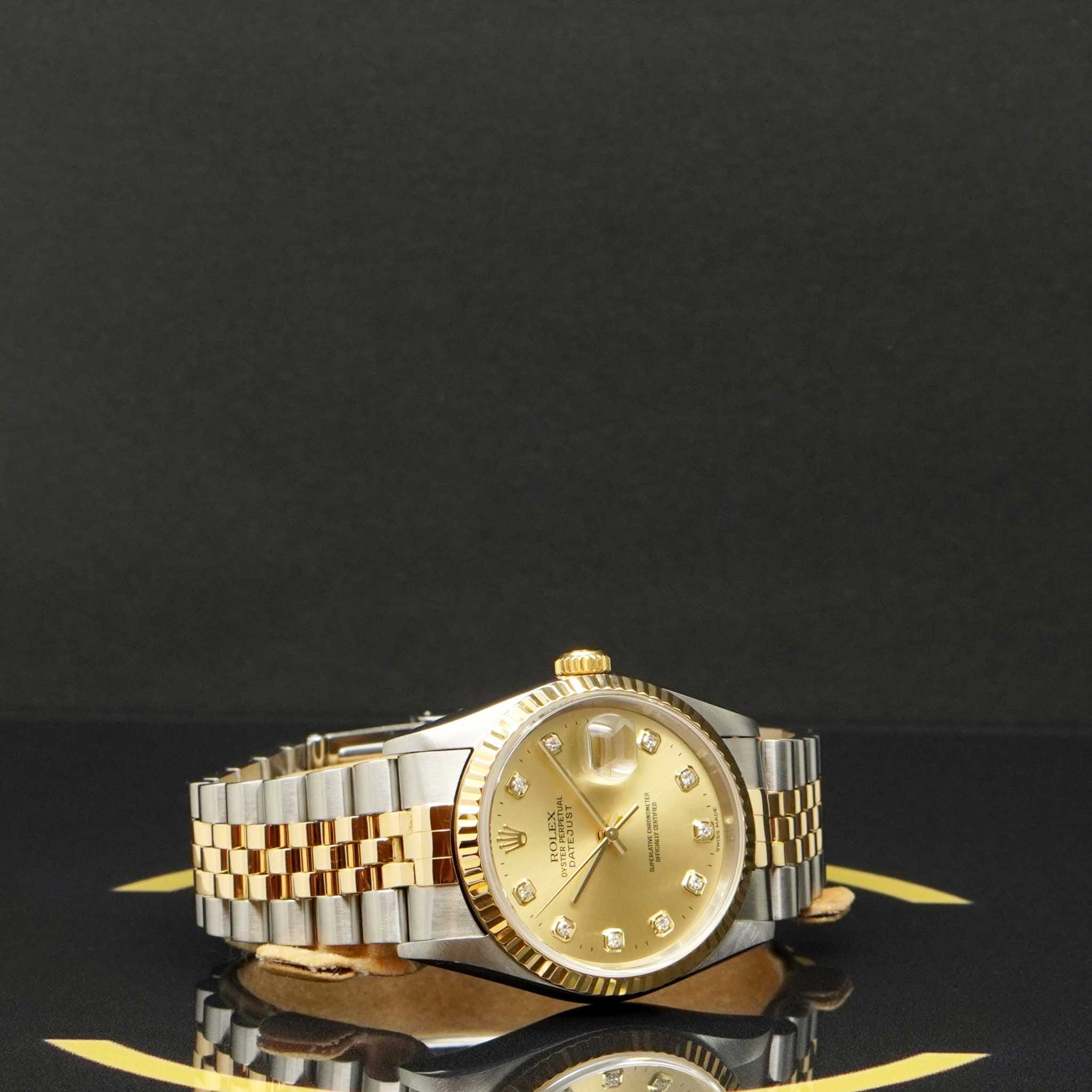 Rolex Datejust 36 S/G Dia - 16233 - 1998 - Rolex Box