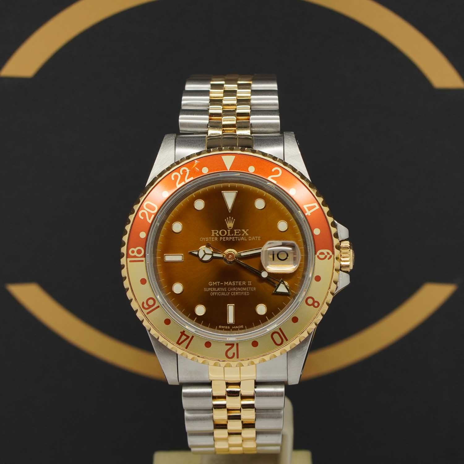 Rolex GMT-Master II 40 S/G "Tigerauge" - 16713 - 1998 - LC100 Fullset