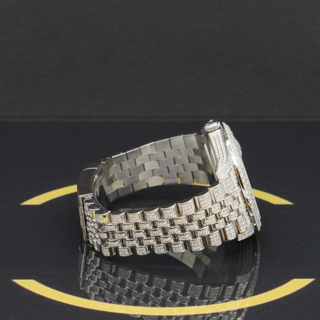 Rolex Datejust 41 Iced Out "Monopoly" - 126300 - 2020 - NEU