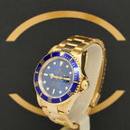 Rolex Submariner Gold - 16618 - aus 1991 - Rolex Box LC 100 EKR