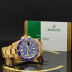 Rolex Submariner Date 40 Gold - Ref: 116618LB - aus 2020 - EU FULLSET