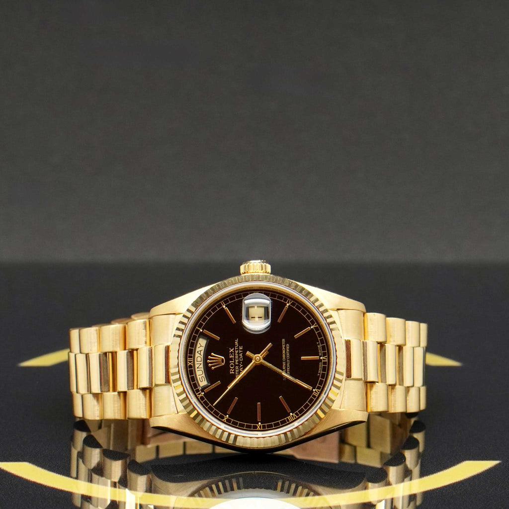 Rolex Day Date 36 - Ref: 18038 - aus 1986 - Box & Papiere