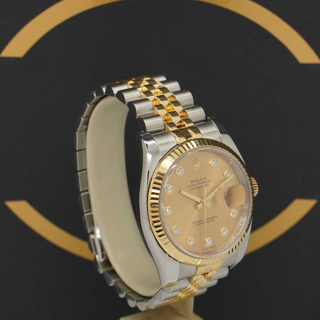 Rolex Datejust 36 S/G - 116233 - 2008 - Rolex Box & Karte