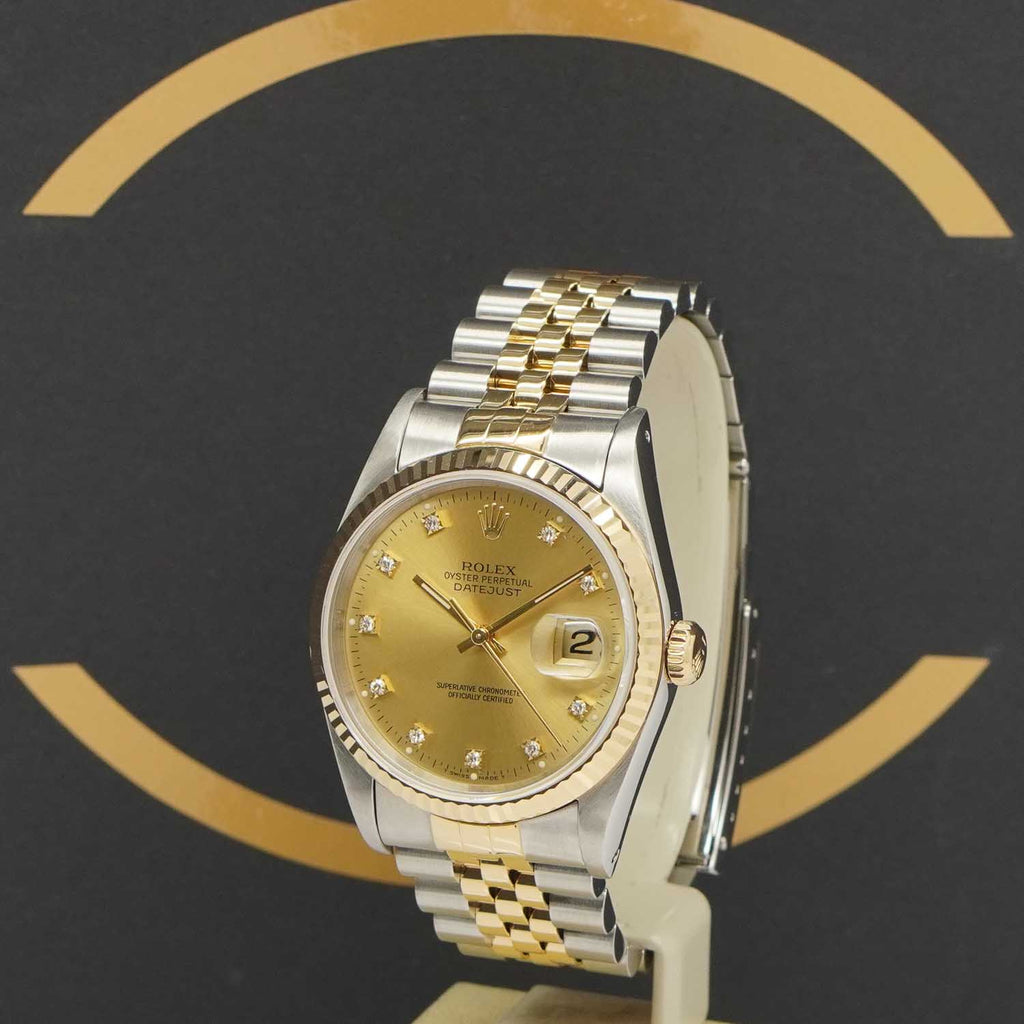 Rolex Datejust 36 S/G - 16233 - 1993 - Rolex Box & Papiere