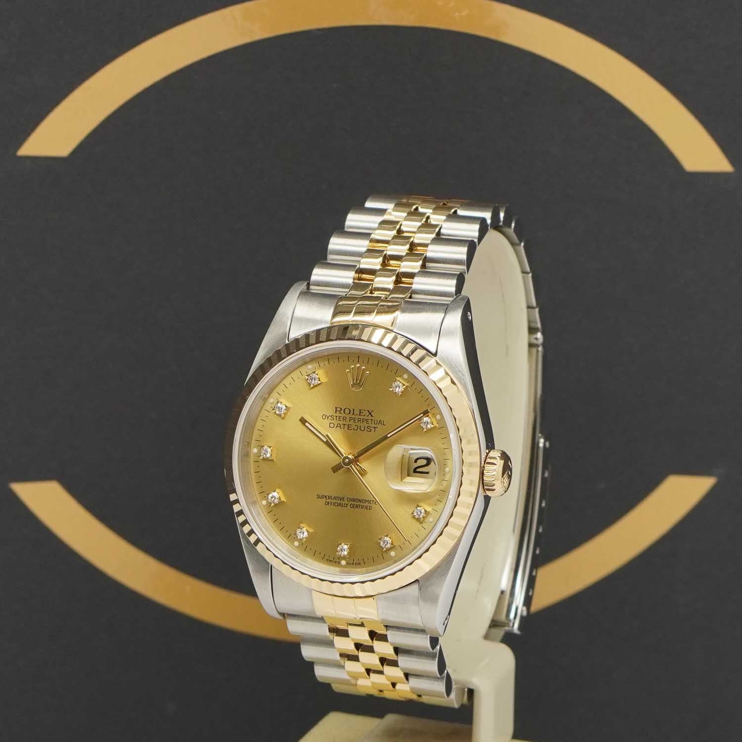 Rolex Datejust 36 S/G - 16233 - 1994 - Rolex Box & Papiere