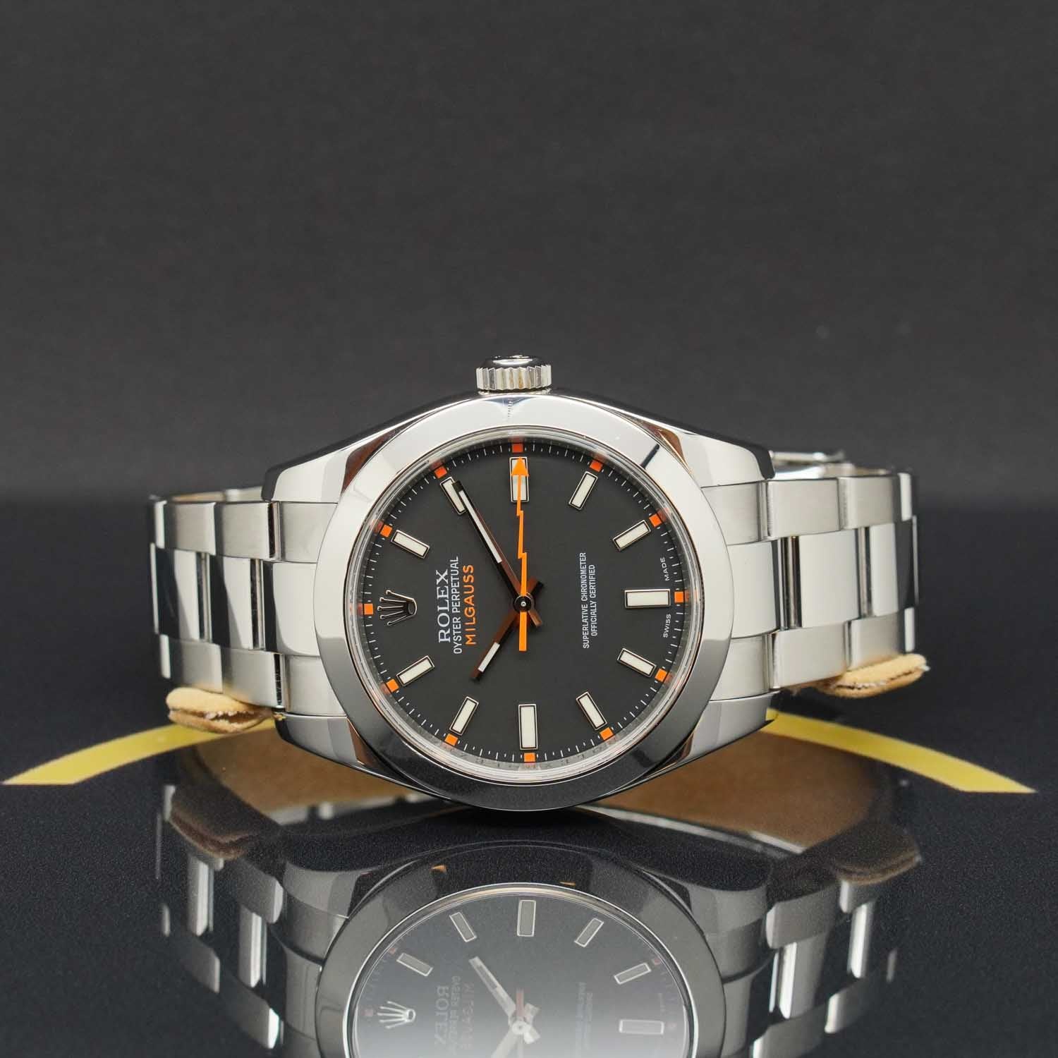 Rolex Milgauss 40 - 116400 - 2009 - Rolex Box & EU Karte