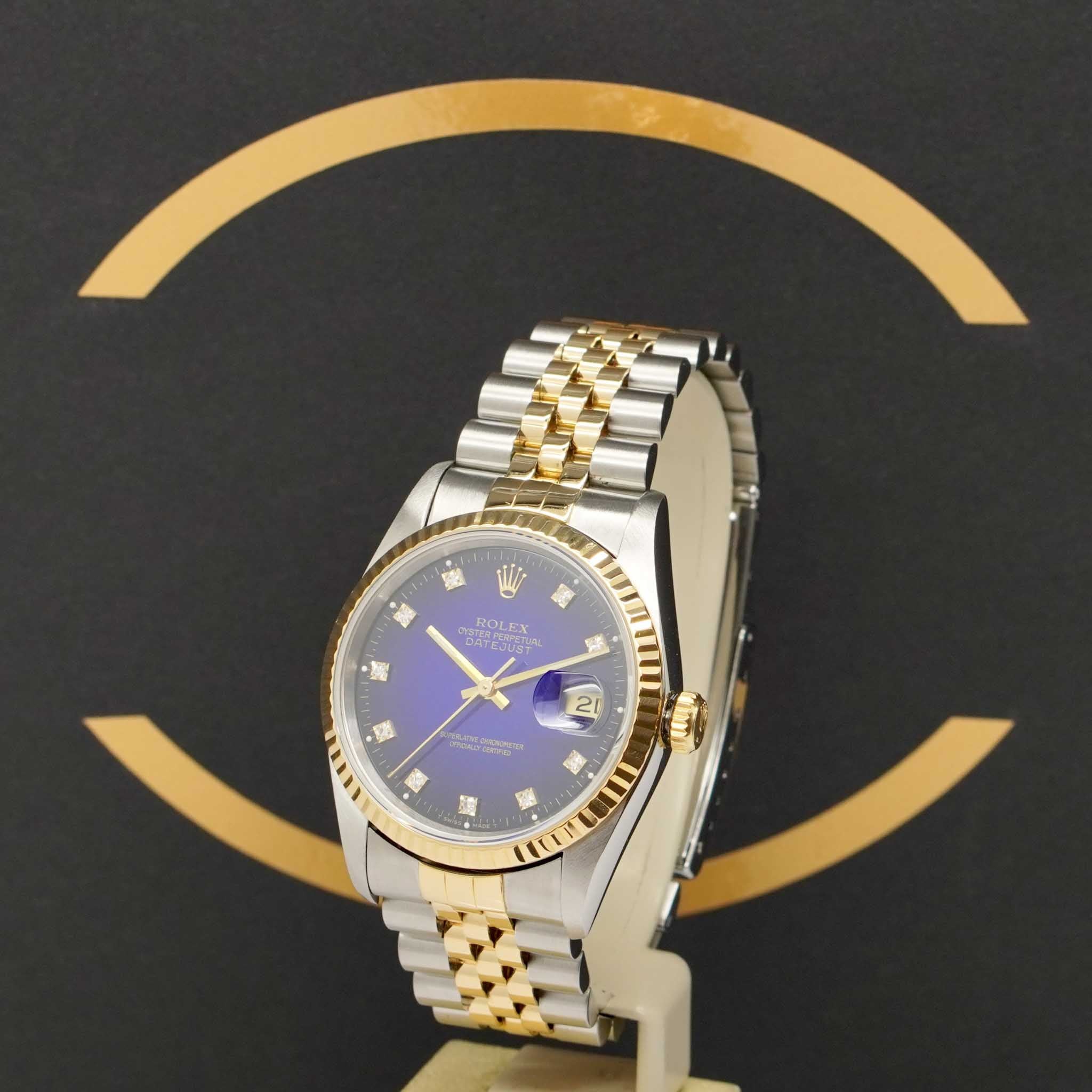 Rolex Datejust 36 S/G Dia - 16233 - 1993 - Rolex Box
