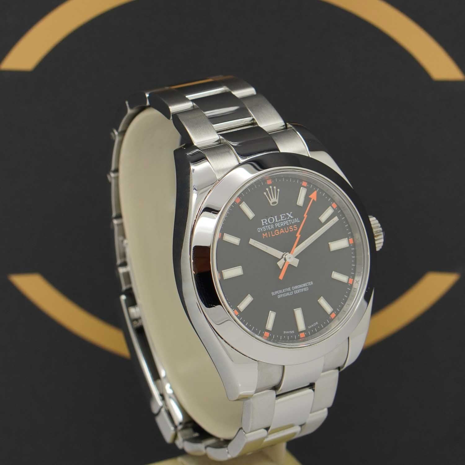 Rolex Milgauss 40 - 116400 - 2009 - Rolex Box & EU Karte