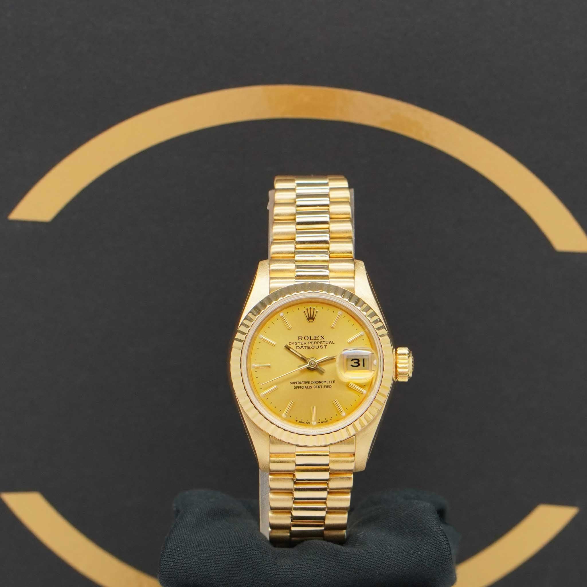 Rolex Lady Datejust Gold - Ref: 69178 - aus 1988 - Rolex Box
