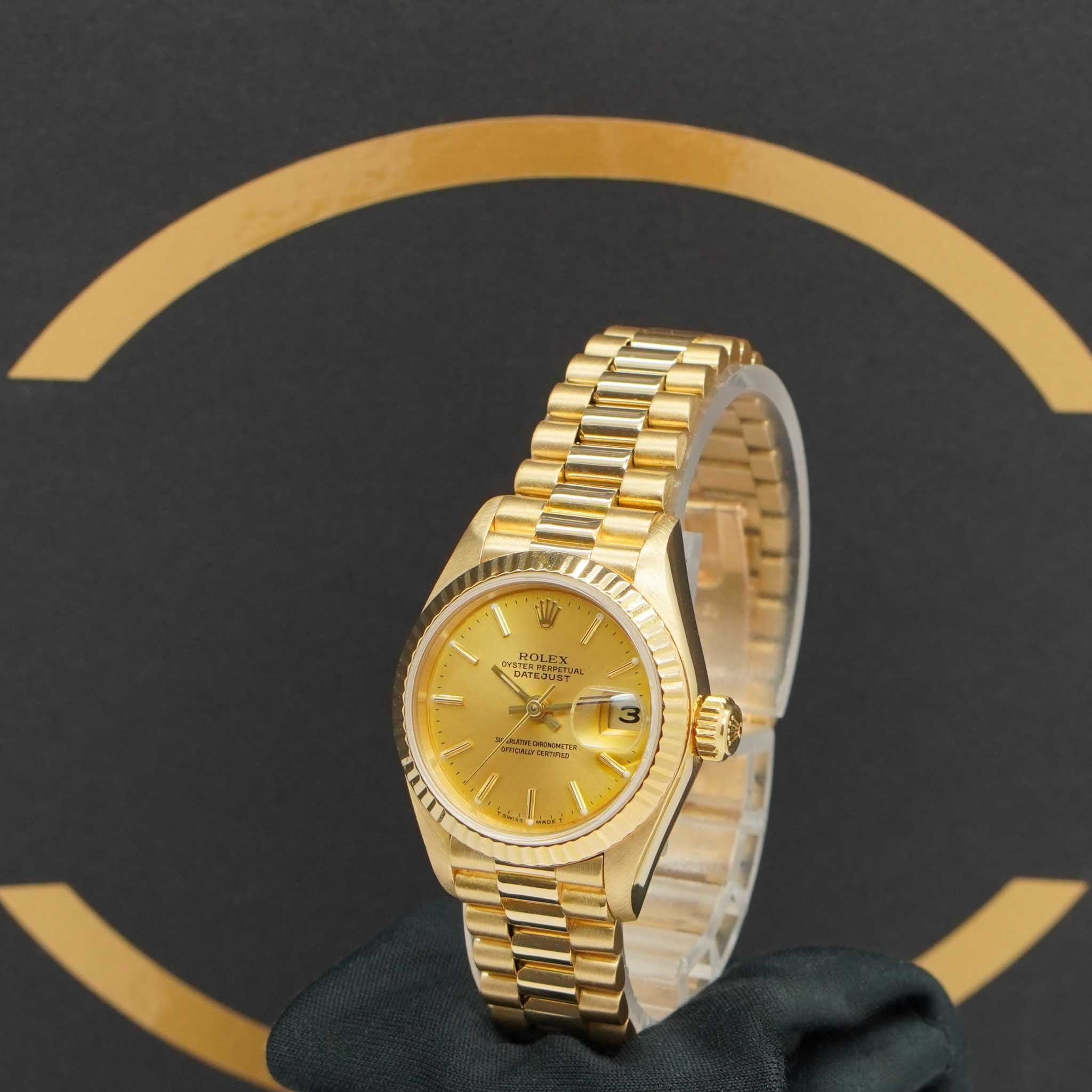 Rolex Lady Datejust Gold - Ref: 69178 - aus 1988 - Rolex Box