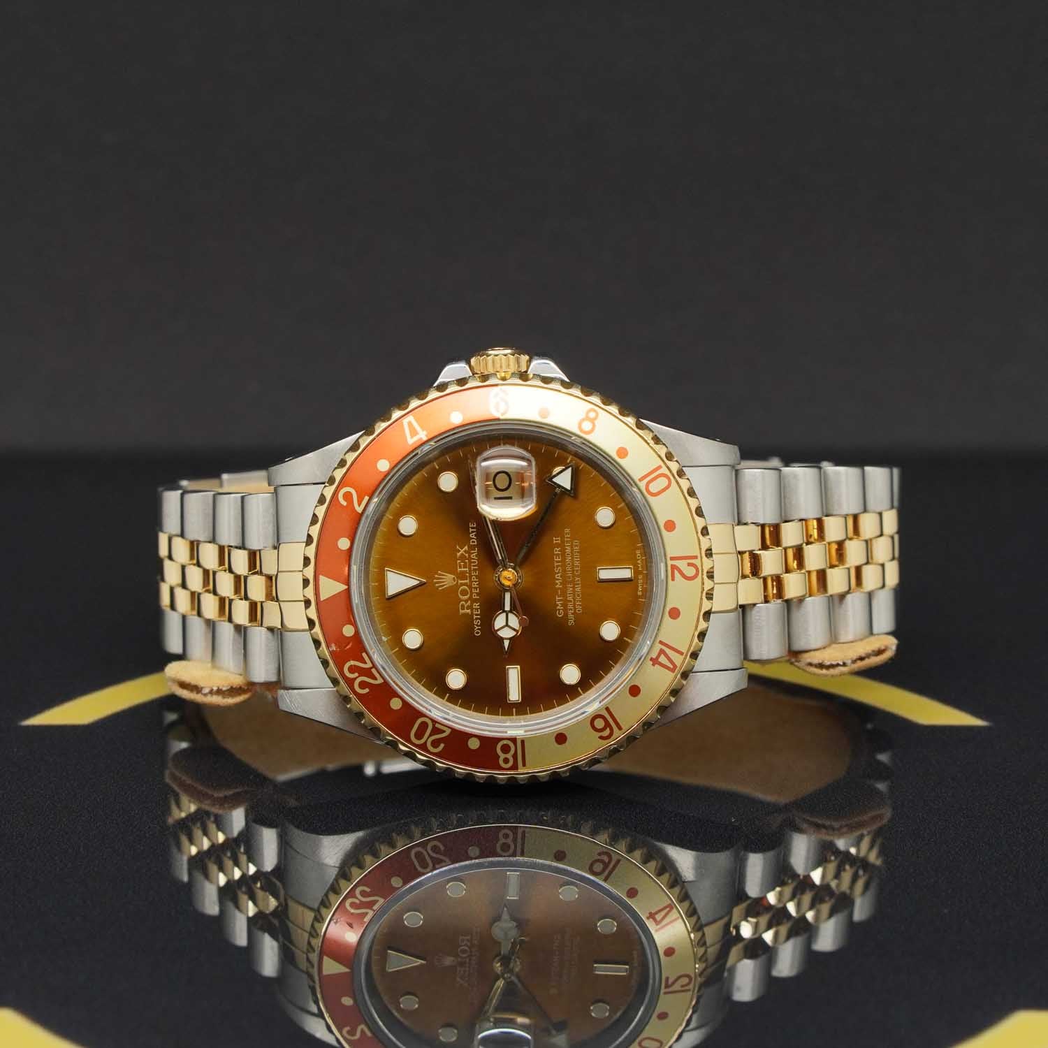 Rolex GMT-Master II 40 S/G "Tigerauge" - 16713 - 1998 - LC100 Fullset