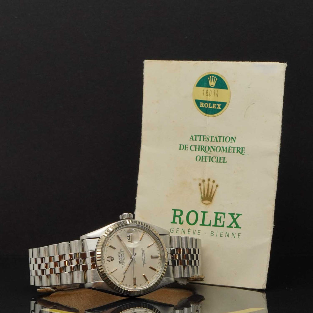 Rolex Datejust 36 - 16014 - 1981 - Rolex Box & Papiere