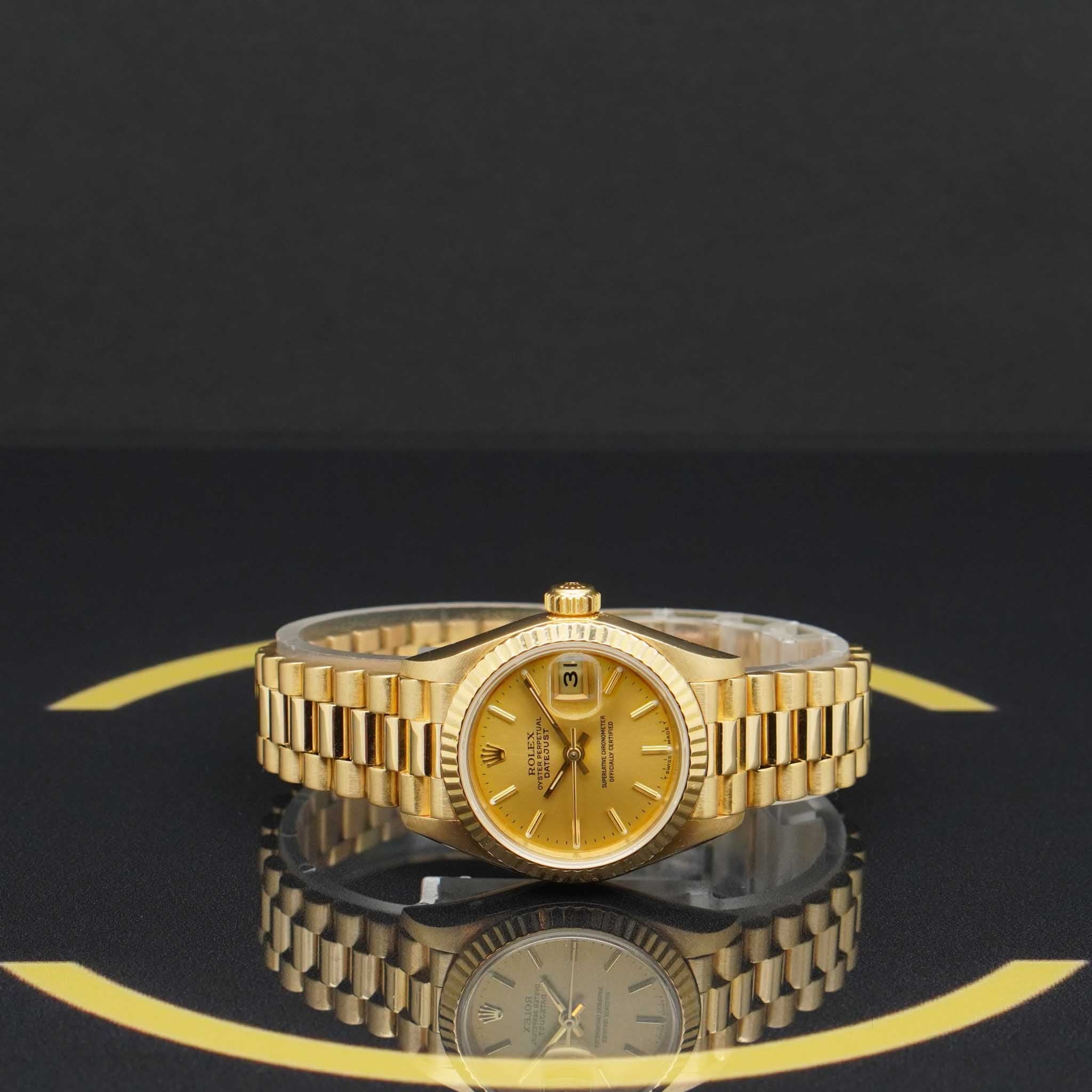 Rolex Lady Datejust Gold - Ref: 69178 - aus 1988 - Rolex Box