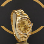 Rolex Day Date Dia - Ref: 18238 - aus 1991 - Rolex Box & Papiere