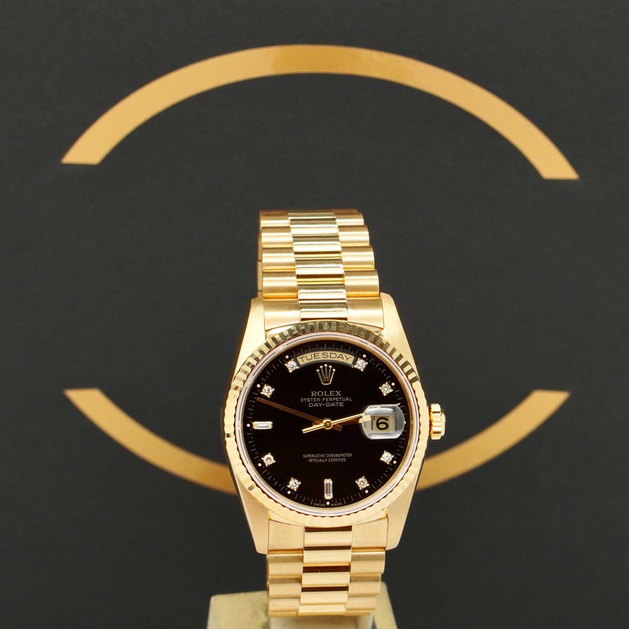 Rolex Day Date Dia - Ref: 18238 - aus 1991 - Rolex Box & Papiere
